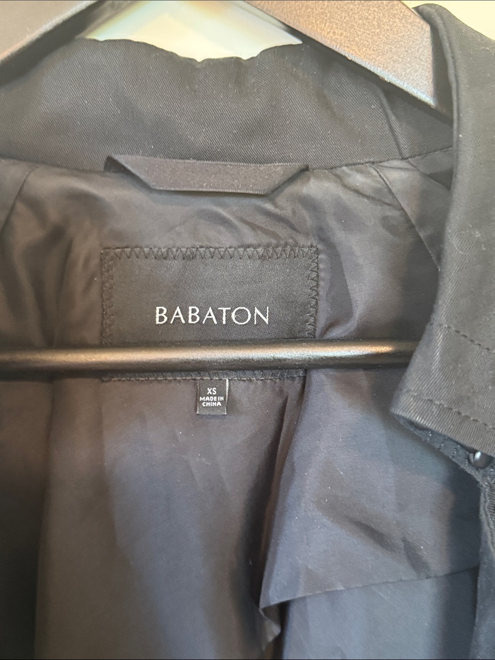 Aritzia Babaton Black Longline Open-Front Duster - Picture 2 of 11